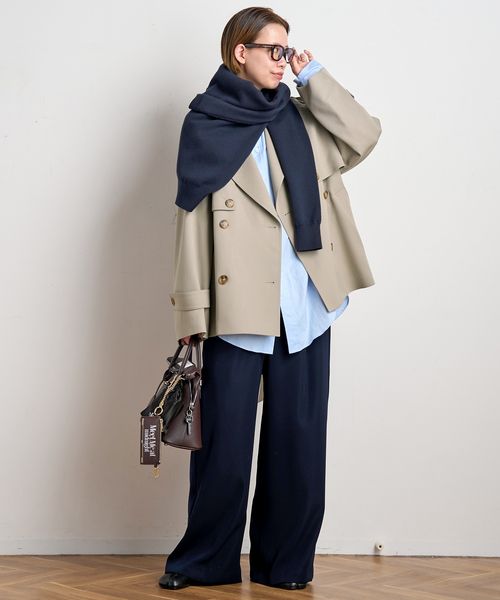 AP STUDIO トレンチコート コート belted trench coat レディース