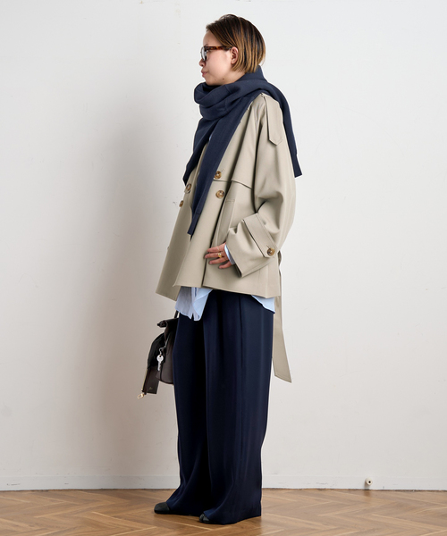 AP STUDIO トレンチコート コート belted trench coat レディース
