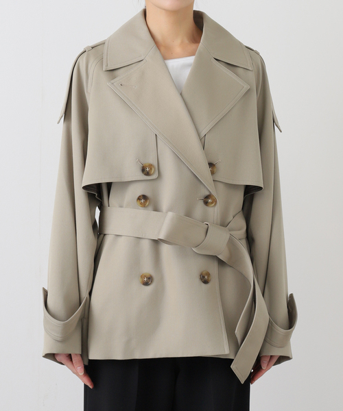 美品！AP STUDIO トレンチコート サイズ38 AP STUDIO トレンチコート コート belted trench coat レディース