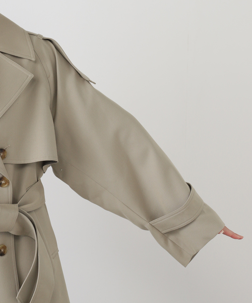 AP STUDIO トレンチコート コート belted trench coat レディース
