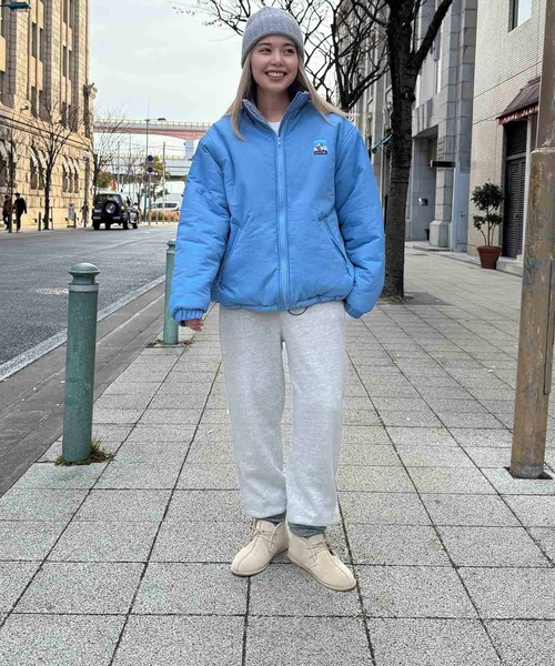 「CANAL JEAN」 ナイロンブルゾン ONE SIZE チャコールグレー レディースの画像