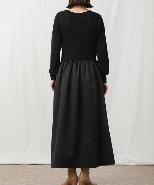 「Gready Brilliant」 ドッキングワンピース 38 ブラック レディース_画像4