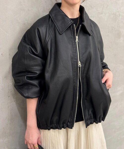 BEARDSLEY（ビアズリー） ブルゾン アウター レザーブルゾン