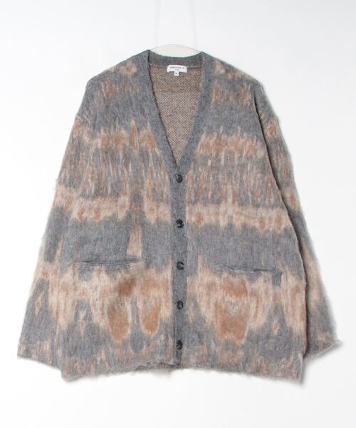 「AMERICAN RAG CIE」 ニットカーディガン M グレー メンズ_画像2