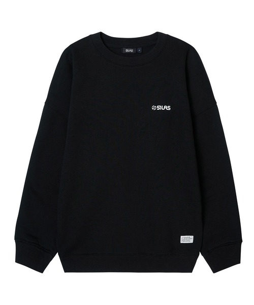 「SILAS」 スウェットカットソー MEDIUM オフホワイト メンズ_画像9