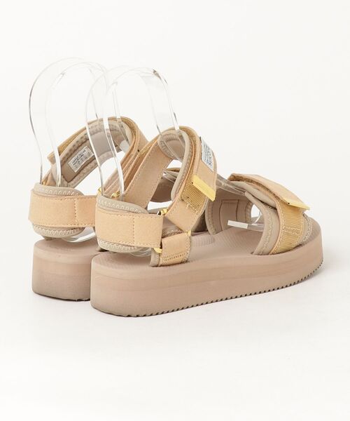 「SUICOKE」 フラットサンダル 22cm ベージュ レディース_画像2