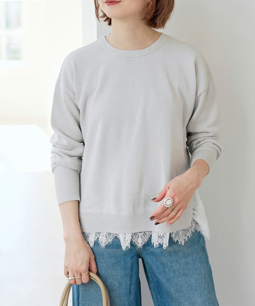 Spick＆Span（スピック アンド スパン） カーディガン レース