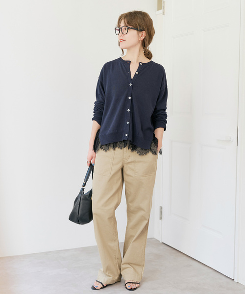Spick＆Span（スピック アンド スパン） カーディガン レース
