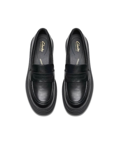 「Clarks」 シューズ 24cm ブラック レディース