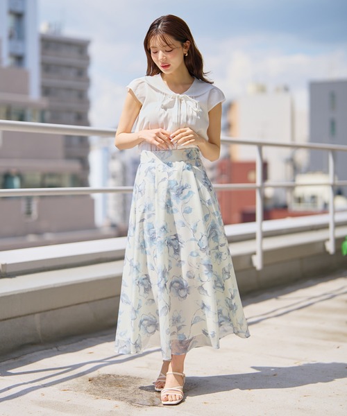 MISCH MASCH（ミッシュマッシュ） ロング スカート 2026春夏新作 水彩