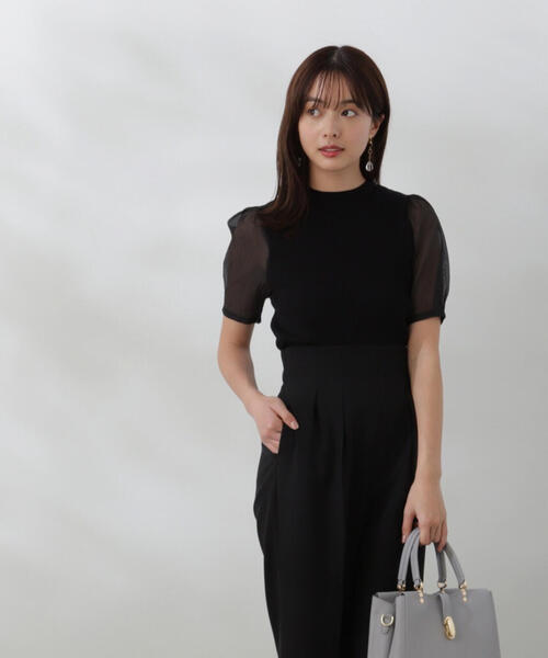 「PROPORTION BODY DRESSING」 半袖ニット FREE ピンク レディース_画像6