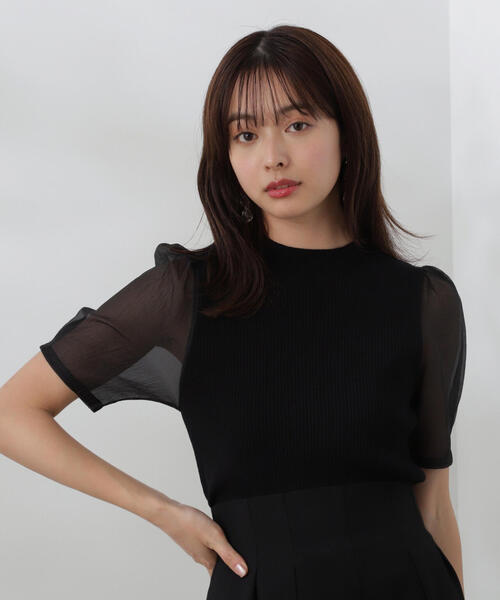 「PROPORTION BODY DRESSING」 半袖ニット FREE ピンク レディース_画像7
