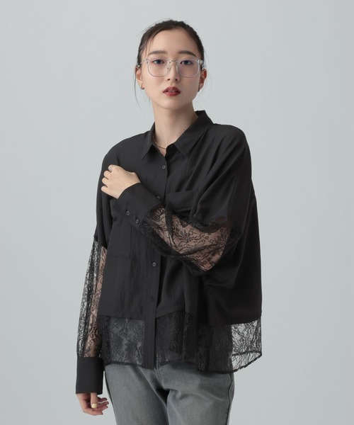 FABIANA FILIPPI  モニーレ　チェーン　異素材　シャツ　ブラウス レディース ブラウス＆シャツ | コットン、シルク、サテン | Fabiana