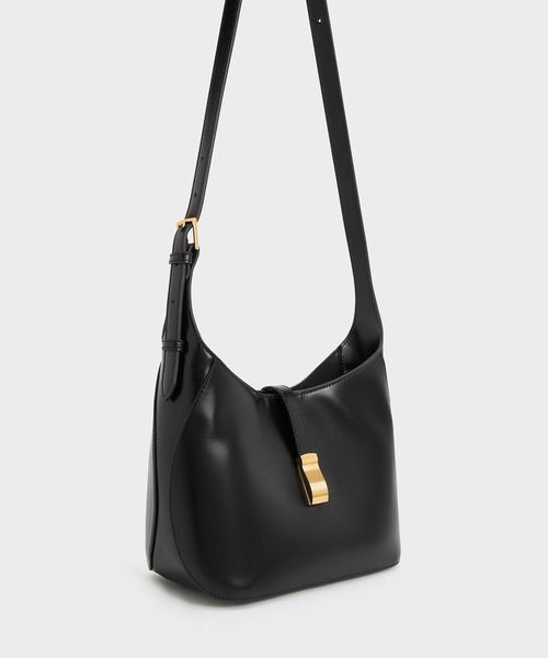 「CHARLES \u0026 KEITH」 ショルダーバッグ M オートミール レディースの画像