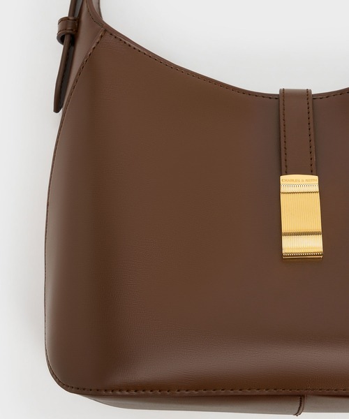 「CHARLES \u0026 KEITH」 ショルダーバッグ M オートミール レディースの画像