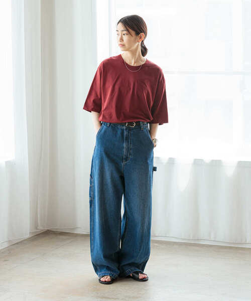 「URBAN RESEARCH」 デニムパンツ 38 ブルー レディースの画像