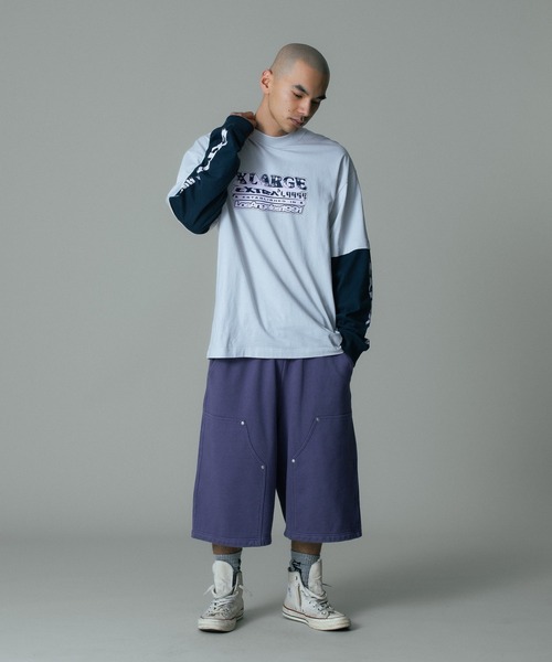 XLARGE（エクストラ ラージ） tシャツ EXTRALARGE LAYERED L/S TEE