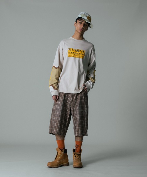 XLARGE（エクストラ ラージ） tシャツ EXTRALARGE LAYERED L/S TEE