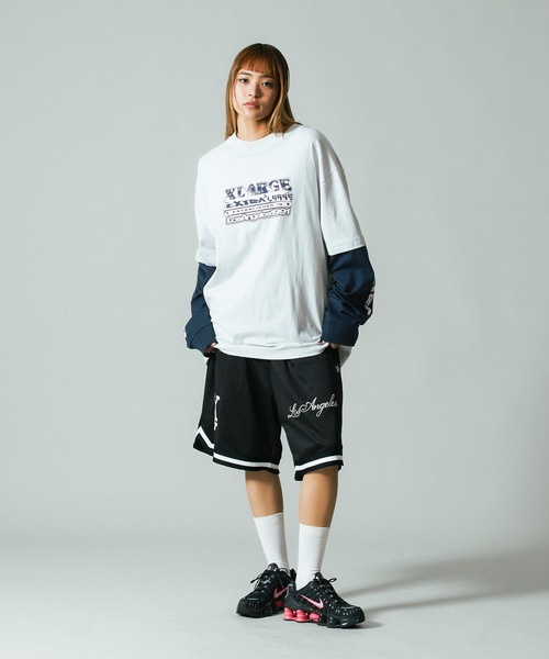 XLARGE（エクストラ ラージ） tシャツ EXTRALARGE LAYERED L/S TEE