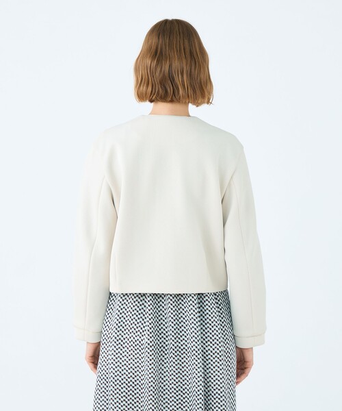 Ballsey（ボールジィ） ノーカラージャケット 36 ネイビー レディース
