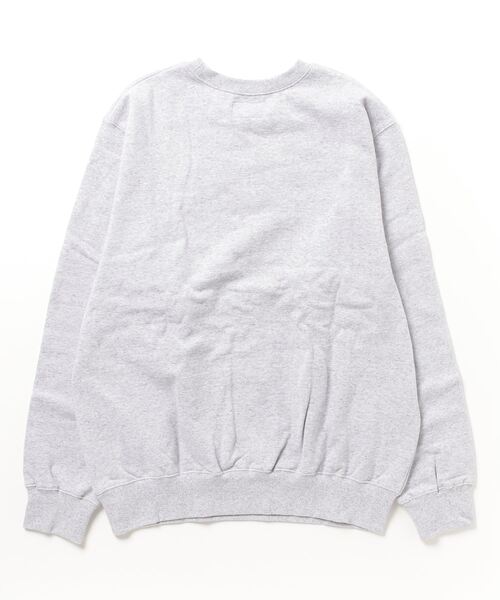thisisneverthat グレー クルーネック スウェット thisisneverthat（ディスイズネバーザット） スウェットカットソー M