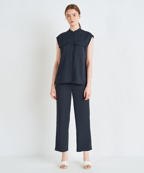 「BALLSEY」 スラックス 32 ネイビー レディース_画像2