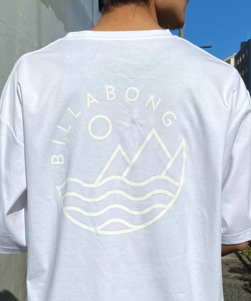 「BILLABONG」 半袖Tシャツ M オフホワイト メンズ_画像9