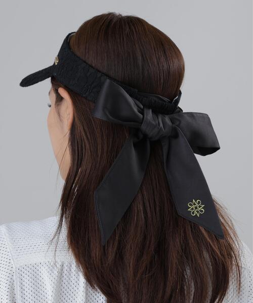 St ANDREWS サンバイザー 「St ANDREWS」レースリボンバイザー (WOMENS 