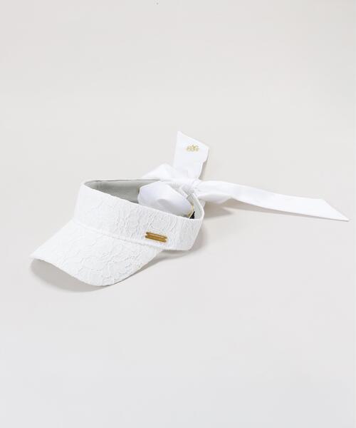 St ANDREWS サンバイザー 「St ANDREWS」レースリボンバイザー (WOMENS