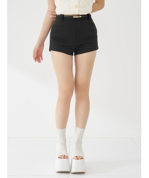 Darich（ダーリッチ） パンツ コンパクトベルトショートパンツ