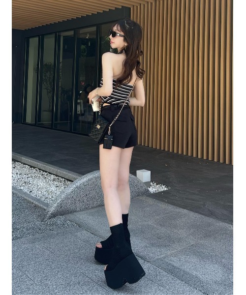 Darich コンパクトベルトショートパンツ Darich（ダーリッチ） パンツ コンパクトベルトショートパンツ