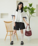 tシャツ 半袖 アソートリボンリンガーフリルT...の詳細画像4