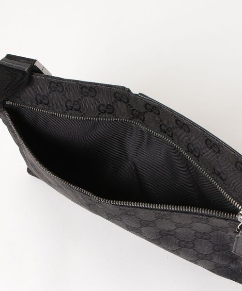 GUCCI GGキャンバス.ウエストバッグ GUCCI（グッチ） GGキャンバス ウエストバッグ - ブラック レディース
