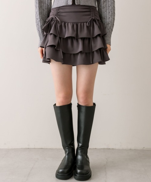「OLIVE des OLIVE」 キュロット FREE オフホワイト レディース_画像2