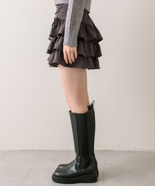 「OLIVE des OLIVE」 キュロット FREE オフホワイト レディース_画像3