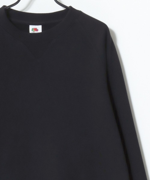 「FRUIT OF THE LOOM」 スウェットカットソー X-LARGE グレー レディース_画像3