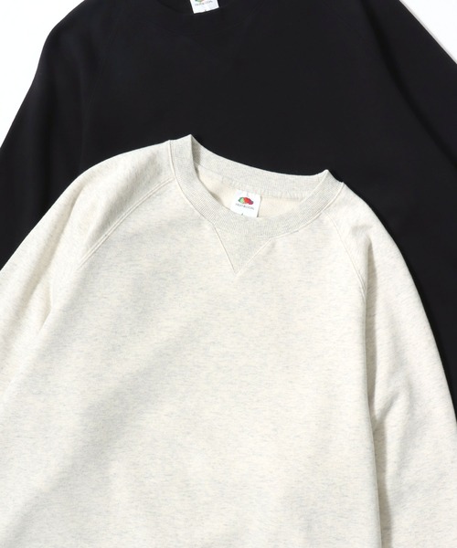 「FRUIT OF THE LOOM」 スウェットカットソー X-LARGE グレー レディース_画像4