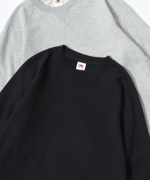 「FRUIT OF THE LOOM」 スウェットカットソー X-LARGE グレー レディース_画像5