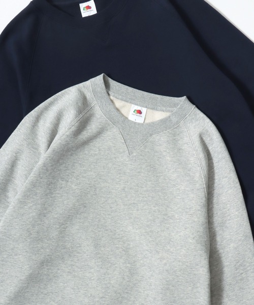 「FRUIT OF THE LOOM」 スウェットカットソー X-LARGE グレー レディース_画像6