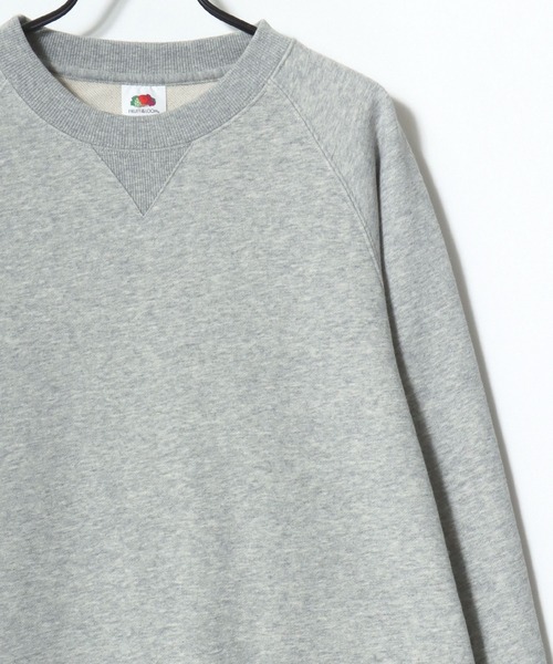 「FRUIT OF THE LOOM」 スウェットカットソー X-LARGE グレー レディース_画像9