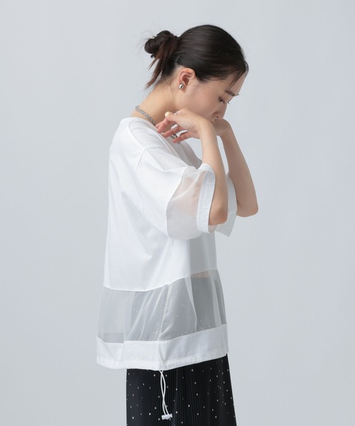 レプシム　半袖　３枚　新品　フリーサイズ LEPSIM（レプシィム） tシャツ 半袖 ポイントシアー使いプルオーバーSS