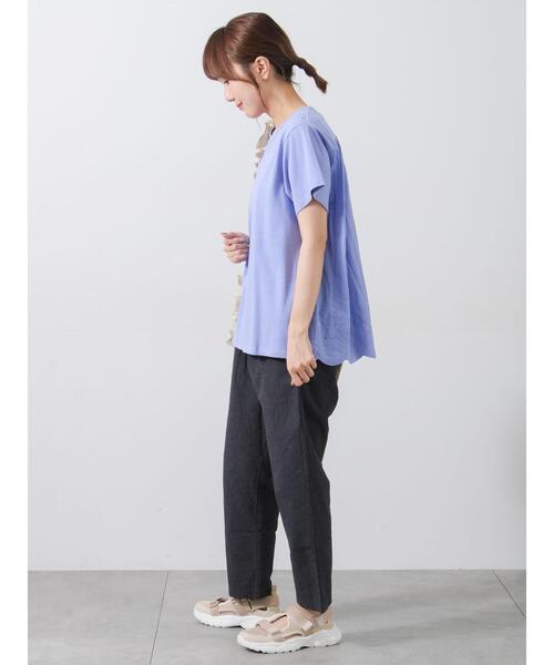Samansa Mos2（サマンサモスモス） tシャツ 半袖 「接触冷感」バック