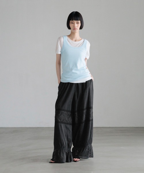 LOWRYS FARM（ローリーズファーム） パンツ INDIAレースバルーン