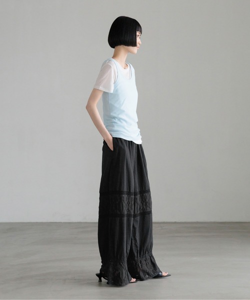 LOWRYS FARM（ローリーズファーム） パンツ INDIAレースバルーン