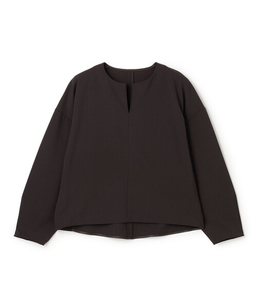「UNFILO」 長袖ブラウス MEDIUM ブラウン レディース_画像9