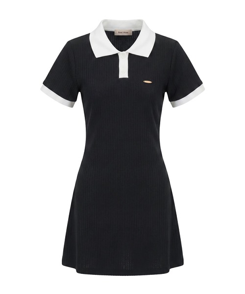 Rose Muse（ロゼミューズ） シャツワンピース Knit sew polo op