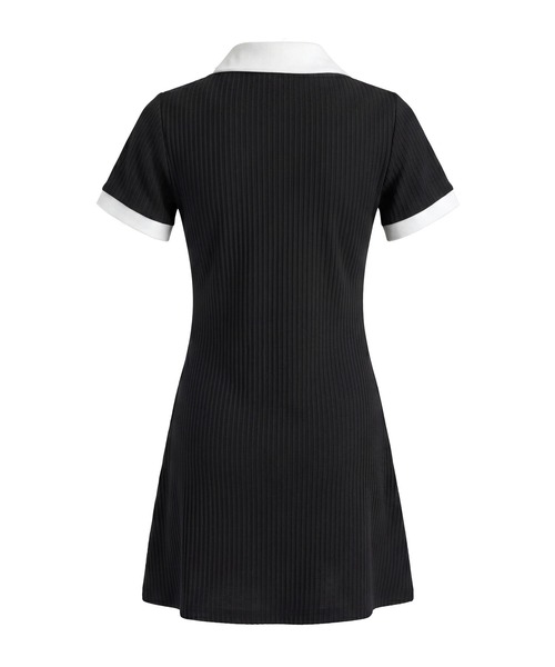 Rose Muse（ロゼミューズ） シャツワンピース Knit sew polo op
