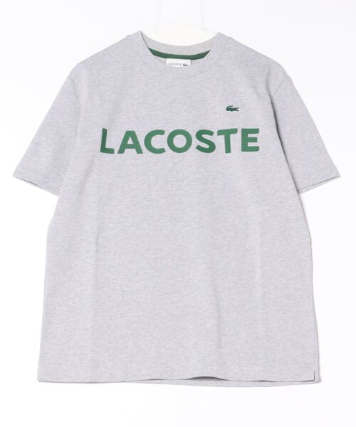 「LACOSTE」 半袖Tシャツ M ホワイト メンズ_画像6