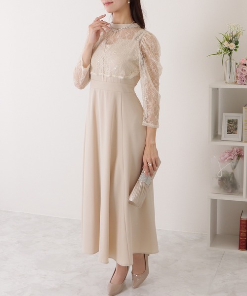 「Lace Ladies」 コンビワンピース S ネイビー レディース_画像8