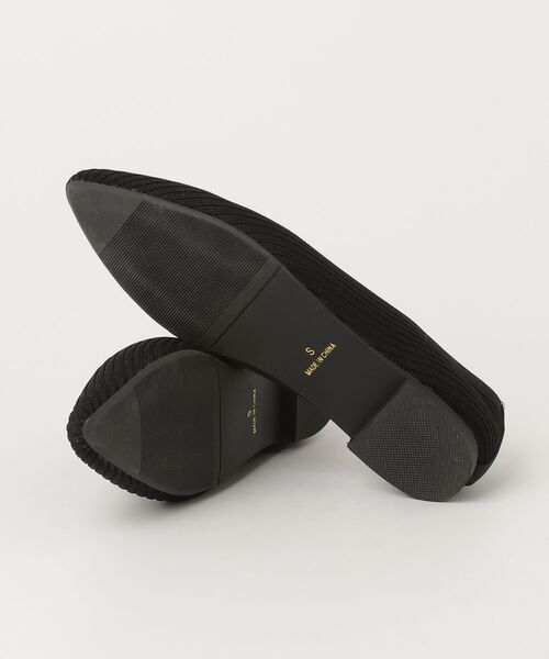 「antiqua」 フラットパンプス S ブラック レディース_画像3